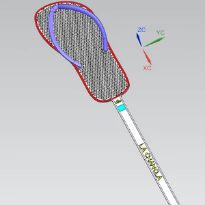 แม่พิมพ์<span class=keywords><strong>ฉีด</strong></span>2ช่องสำหรับสายไม้ตีแมลงวัน - Product Image 1