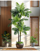 Élégant palmier artificiel d'intérieur, plante décorative pour bureau et maison, idéal pour l'aménagement paysager de Pâques, plantes artificielles