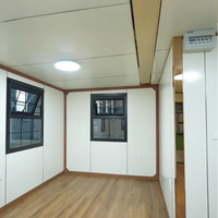 Maison Modulaire Préfabriquée en Acier Pliable et Extensible de 20 Pieds, Économique, Écologique et au Design Moderne pour Jardin