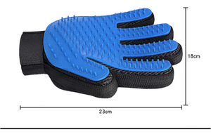 New Arrivals Blue Washing Gloves Dogs Cats Horses <b>Pet</b> Grooming Gloves Left & Right Gentle De-Shedding <b>Brushes</b> - Product Image 2