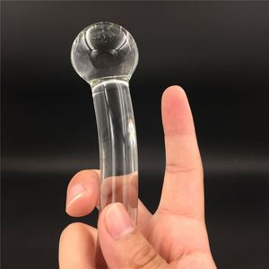 Consolador de vidrio arqueado de doble cabeza, juguete sexual, consolador de vidrio realista para mujeres, coño, masturbación, tapón Anal, consoladores de vidrio para mujeres - Product Image 5
