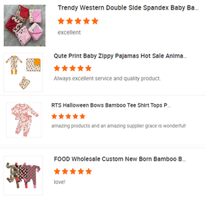 Baju Bayi Custom Print Grosir Yy, Pakaian Anak Lengan Pendek Rajutan Bambu, Romper Kasual dengan Ritsleting Dua Arah - Product Image 4