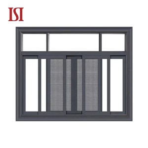 Tenging 최고 브랜드 단일 트랙 슬라이딩 창 현대 디자인 화이트 파우더 코팅 집에서 만든 알루미늄 합금 알루미늄 창 - Product Image 1