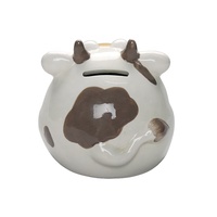 Tirelire en céramique à la mode pour enfants, jolie tirelire, Design de vache, caisse d'épargne pour garçons et filles