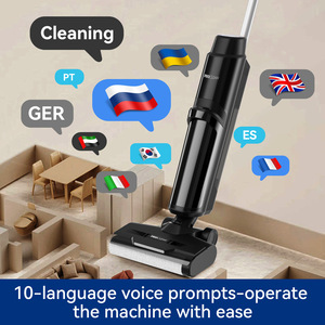 Machine à laver de tapis autonettoyante à commande vocale à 10 langues avec fonction d'assistant de nettoyage de sol à moteur sans balai - Product Image 5