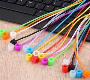Cinturino per collo Anti-perso in Silicone accessori per auricolari con corda per auricolari senza fili - Product Image 2
