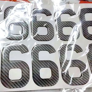 Número de placa de gel 3D, letras de resina de poliuretano, acrílico, Reino Unido - Product Image 3