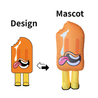 Modèle gonflable publicitaire personnalisé en forme de personnage de dessin animé, poupée ambulante, mascotte, costume d'image de marque, personnalisable, étanche, alimenté par batterie