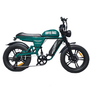 Bicicleta Eléctrica Urbana de Montaña de Estilo Retro, de Una Velocidad, con Motor sin Escobillas, Asistencia al Pedaleo, Neumático Grueso de 20 Pulgadas, Batería de Litio Integrada - Product Image 3