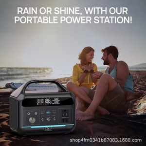 Estación de Energía Portátil con Carga Rápida para Camping, Inversor de Onda Sinusoidal Pura, Panel Solar MPPT y Fuente de Alimentación para Automóvil - Product Image 1