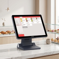 Terminal Punto de Venta con Pantalla Táctil Plegable Todo en Uno Directo de Fábrica, Caja Registradora, Sistema POS de 15 Pulgadas para Restaurantes