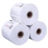 Rollo de papel térmico Papel de caja registradora 80mm 57mm para recibo de cajero POS ATM