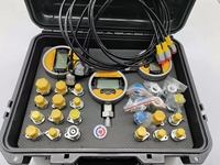 Good Quality Universal Digital Pressure Gauge Measuring Instruments Testing Tool Digital Hydraulic Pressure 3 Gauge Test Kit