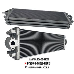 Refroidisseur d'huile hydraulique pour Komatsu PC200-8, trois pièces, référence 20Y-03-42560 20Y0342560 SAA6D107E - Product Image 1