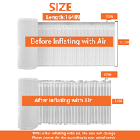Film de protection gonflable anti-perforation en PE/PA robuste, recyclable, en rouleau, pour coussin d'air, impression personnalisée OEM, approvisionnement en gros