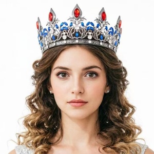 <span class=keywords><strong>Couronne</strong></span> royale de luxe rétro en alliage massif, entièrement ronde, pour <span class=keywords><strong>reine</strong></span> <span class=keywords><strong>et</strong></span> <span class=keywords><strong>roi</strong></span> - Product Image 6