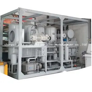 Newly Waste Engine Oil to Diesel Regenerate Distillation Refinery Plant Used Oil Recycling Technology Machine