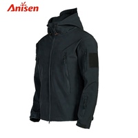 Veste Softshell imperméable respirante à capuche pour homme, taille plus, chaude pour l'hiver, vente chaude, OEM