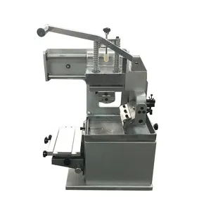 Equipamento da impressora da almofada do óleo da cor única, máquina manual da impressão da almofada para o vidro/couro