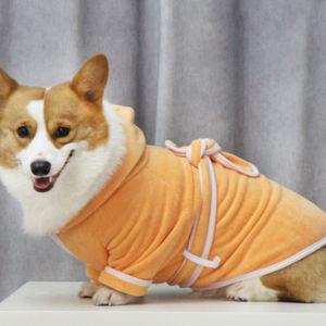 Fabricación de Albornoz de vacaciones para perros de secado rápido absorbente para perros y gatos camisón de Casa OEM/ODM Toalla de baño de secado rápido para <span class=keywords><strong>mascotas</strong></span> al por mayor - Product Image 1