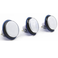 Bouton poussoir de machine de jeu, bouton de micro-interrupteur, boutons poussoirs de lumière LED de jeu d'arcade