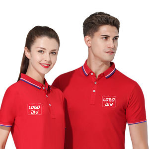 Polo pour homme 100% coton à manches courtes Polo à couleur contrastée Nouveau vêtement Mode décontractée d'été Hauts pour homme - Product Image 3