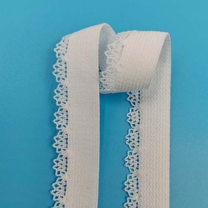 May đồ lót ren Picot sang trọng đàn hồi <span class=keywords><strong>Webbing</strong></span> ban nhạc Nylon nụ cạnh Picot đàn hồi <span class=keywords><strong>Webbing</strong></span> vành đai cho may DIY - Product Image 4