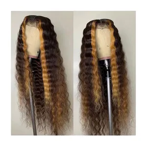 Conjunto de peruca de fibra química transfronteiriça, conjunto de peruca de seda afro-americana com gradiente de alta temperatura