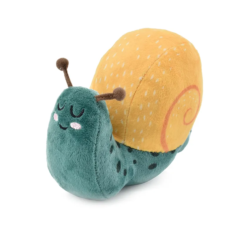OEM 연약한 사랑스러운 만화 견면 벨벳 소파를 위한 채워진 달팽이 모양 장난감