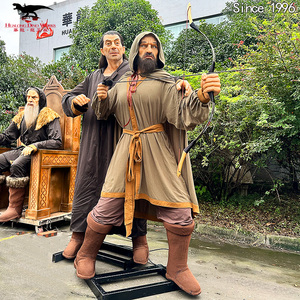 Robot animatronique personnalisé One Piece, simulation de personnages humains, modèle humain en caoutchouc de silicone pour <span class=keywords><strong>exposition</strong></span> - Product Image 3