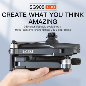 Drone GPS <span class=keywords><strong>SG908</strong></span> PRO avec caméra 4K HD Gimbal 3 axes WiFi FPV Dron professionnel Quadcopter pliable Distance 1.2km VS SG906 PRO 2 - Product Image 2