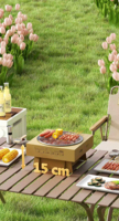 Barbecue au charbon de bois sans fumée à usage unique, portable, pour la maison et le camping, utilisation intérieure et extérieure, 2-3 personnes