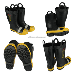 <span class=keywords><strong>Pompier</strong></span> bottes en caoutchouc ignifuge EN <span class=keywords><strong>pompier</strong></span> sécurité protection Anti-crevaison Protection lutte contre l'incendie costume acier orteil semelle - Product Image 3