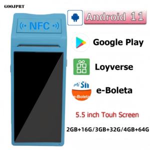 Máquina de Pedidos Portátil para Restaurantes de 5 Pulgadas/5.5 Pulgadas, <span class=keywords><strong>PDA</strong></span> Android, Terminal POS Android con Impresora Integrada y Escáner NFC de 16G - Product Image 1