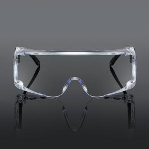 थोक कस्टम पारदर्शी एंटी-फॉग प्लास्टिक सुरक्षा चश्मे औद्योगिक चश्मे एकीकृत लेंस पवन रेत संरक्षण - Product Image 2