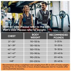 Gilet lesté personnalisé pour hommes et femmes, avec bandes réfléchissantes réglables, idéal pour l'entraînement de force, le jogging, la marche, la course et le fitness - Product Image 2