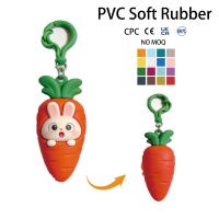 Figurine en vinyle PVC souple personnalisée sans MOQ, couleur au choix, mignonne, pour les jours de pluie, avec parapluie