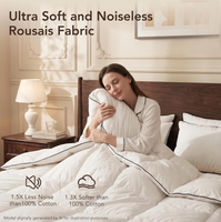 Ensemble de literie sur mesure Super King Size, couette en fibres de duvet avec rembourrage en coton, lavable, haute qualité, pour l'hiver, maison, hôtel