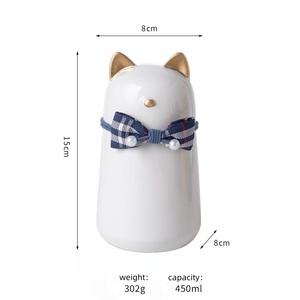 Modern Luxury Moisture-Proof Ceramic Sealed Pet Cremation Urn for Cats - Product Image 1