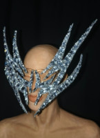 Masque pour les yeux en strass pour femmes et hommes, masque de fête, masque de bal, masque de spectacle, masque de scène, masque de performance, masque de mascarade d'Halloween