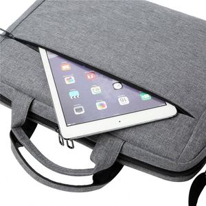 Maletín para Portátil Unisex, Impermeable, con Múltiples Bolsillos, Resistente a Impactos, de Poliéster, Moderno, para Oficina, Negocios y Viajes - Product Image 3
