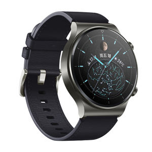 Correa de reloj inteligente deportiva ajustable de cuero sintético de 22 mm con hebilla de pasador, compatible con la serie Watch <span class=keywords><strong>GT</strong></span> 3/<span class=keywords><strong>2</strong></span>, de repuesto - Product Image 3