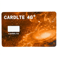 Tarjeta SIM CR80 de PVC/Tarjeta de Llamadas/Tarjeta para Celular con Ranura, Impresión Personalizada, Chip RFID NFC 213, Impermeable, para Membresías y Negocios