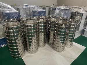 Tamiz de laboratorio de acero inoxidable 304, tejido liso, para prueba estándar de arena, tela de alambre tejida, técnica de tejido, 1-800 mallas, 200-400 mm - Product Image 3