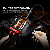 Vidéoscope industriel avec écran IPS 4,5 pouces, HD 1080P, 6 LED, éclairage réglable 6 mm, étanchéité IP67, batterie au lithium, pour ascenseurs, puits et voies ferrées