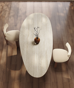 Thiết Kế Hiện Đại Tùy Chỉnh Kích Thước Tùy Chọn Màu Sắc Bàn Ăn Đặt 6 Chỗ Ngồi Ghế Ăn Cho Nhà - Product Image 3