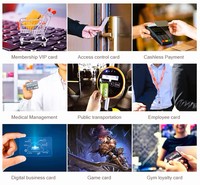 Carte intelligente RFID NFC MIFARE DESFire EV3 16K personnalisée 13,56 MHz en PVC pour badge d'accès scolaire, campus, métro et paiement sans argent liquide