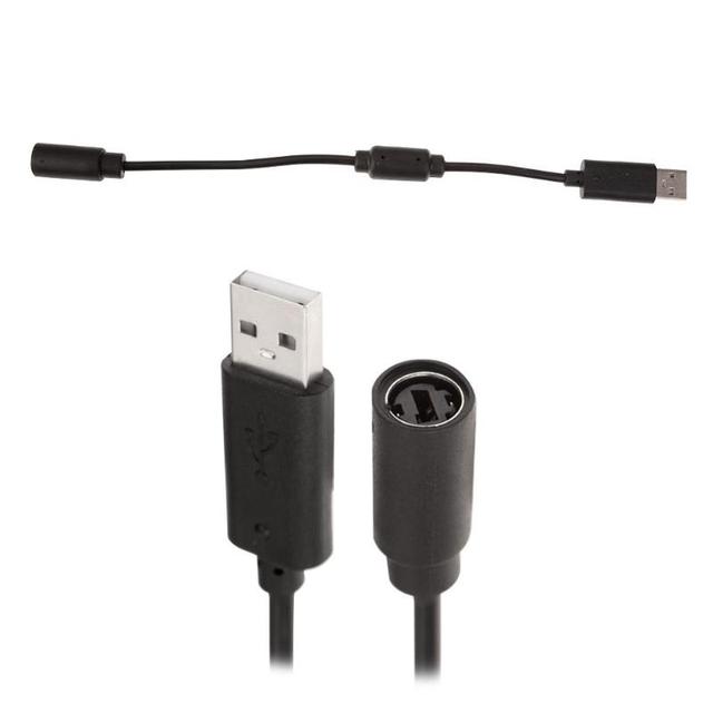 Free Ship USB Breakaway Extension Cable to PC Converter Adapter Cord for Microsoft Xbox 360 Wired Controller Game Accessories