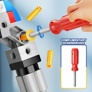 Feelo fl1199 siêu máy DIY <span class=keywords><strong>Robot</strong></span> khối xây dựng giáo dục nhựa xây dựng mô hình đồ chơi cho trẻ em món quà tuyệt vời ý tưởng - Product Image 4