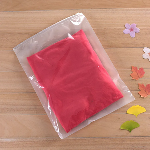 Customizable Frosted PE Clear Heavy Duty Packaging <b>Bags</b> with Zipper Pockets for Clothing Towels Socks Jackets-Wholesale - Product Image 5